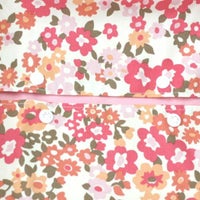  【M】アートな花柄 カラフルピンク/抱っこひも収納カバー「ルカコ」 0394-11