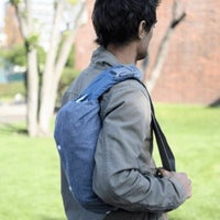 【M】【セット】ダンガリーデニム風ブルー/抱っこひも収納カバー「ルカコ」55-0601-11