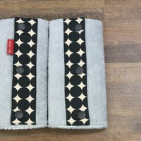 【L】【セット】変わりドットブラック/抱っこひも収納カバー「ルカコ」89-0338-11