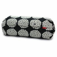  【L】北欧風サークル調フラワーブラック/抱っこひも収納カバー「ルカコ」 88-0935-11