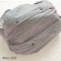 【Lプラス】ダンガリーデニム風グレー/抱っこひも収納カバー「ルカコ」 66-0676-11