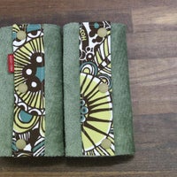 【L】【セット】【レイヤー】ダンガリーグレー×ルカコオリジナルグリーン/抱っこひも収納カバー「ルカコ」89-0971-11