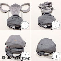 抱っこ紐カバー【ルカコ】抱っこ紐収納 持ち運びポーチ・ケース 日本製【ヒップシート対応】ダンガリーグレー 80-0676-11