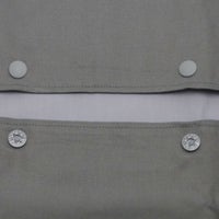 抱っこひも収納カバールカコ【ヒップシート対応】　シンプルグレー　生地しっかりめ　裏生地グレー　「ルカコ」　80-0859-11