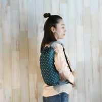 【L】【リバーシブル】ダンガリーグレー×グリーンドット/抱っこひも収納カバー「ルカコ」 88-1001-11