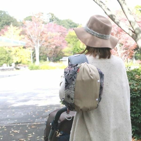 【プラス】シンプルベージュ/抱っこひも収納カバー「ルカコ」 60-0988-11