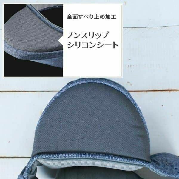 【ポグネー】ナンバーファイブネオ【グレー×トライアングル】楽ちんヒップシート抱っこ紐収納カバーセット正規取扱店ルカコPOGNAE