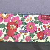 レイヤーリバティ グレー×【リバティ　ベッツィアン（レッド系）】0862-11