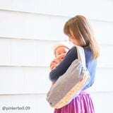 【M】【レイヤー】ダンガリーブルー×ダリアイエロ/抱っこひも収納カバー「ルカコ」0955-11