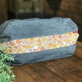 【M】【レイヤー】ダンガリーブルー×ダリアイエロ/抱っこひも収納カバー「ルカコ」0955-11