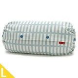 【L】北欧風スクエア柄サックス/抱っこひも収納カバー「ルカコ」 88-1046-11