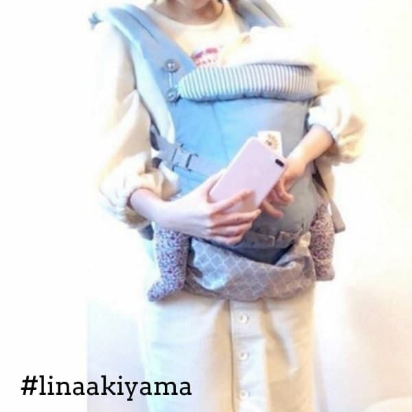 【M】モロッカン柄 グレー/抱っこひも収納カバー「ルカコ」0863-11