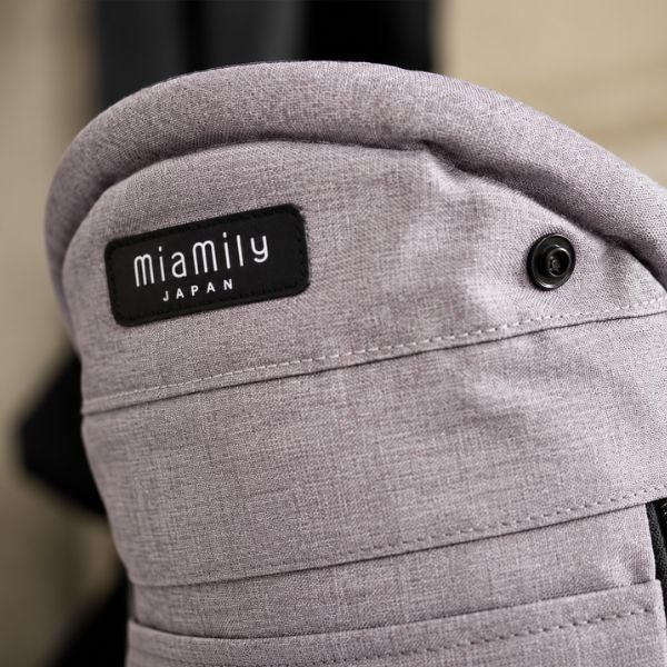 ミアミリー(MiaMily)コアキャリア(CORE CARRIER) 【ストーングレー】新生児から20kgまで超フィットで肩腰超ラク！フィットするヒップシートキャリア/MiaMilly JAPAN正規品 1000-01-05