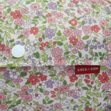 【L】【防水生地】ナイロンオックス ピンクの小花柄/抱っこひも収納カバー「ルカコ」 88-0969-11