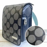 【ランドセルカバー】男の子用 雨の日安心・付け方簡単【スタンダードサイズ】【デザイナーブラックドット/ブラックライン】1000-14-10