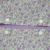 M】細かい花柄優しいパープル/抱っこひも収納カバー「ルカコ」0396-11