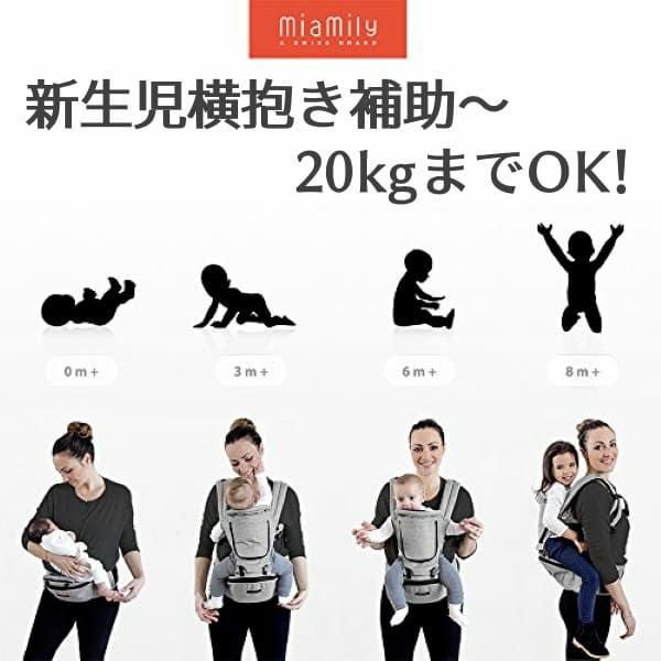 ミアミリー】ヒップスタープラス日本モデル【チャコールブラック