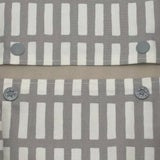 【M】北欧風スクエア柄グレー/抱っこひも収納カバー「ルカコ」1047-11