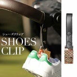【シューズクリップ】赤ちゃん・ベビー靴をベビーカー・マザーズバッグ・抱っこ紐につけて、なくさない！ブラウン