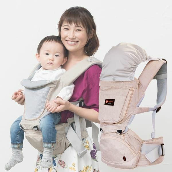 Tran napnap ヒップシートダブルショルダー　ヘッドカバー　抱っこ紐 napnap】ナップナップのヒップシート【Tran】トラン ダブルショルダー