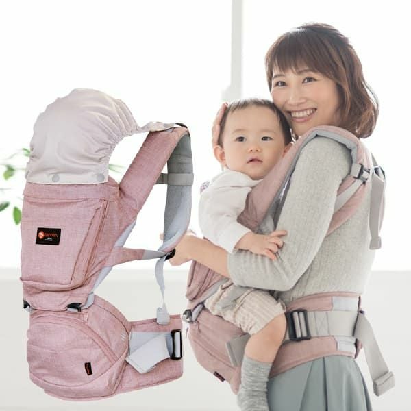 試着のみ！ナップナップ Tran ダブルショルダー ヒップシート 抱っこ紐 兼用 napnap】ナップナップのヒップシート【Tran】トラン ダブルショルダー