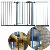 【ベビーゲート】【165-175cm】おしゃれで人気のヴィンテージブルー 壁保護突っ張り式で賃貸OK!キッチン、リビングや階段下や店舗におすすめの前後両開き。オートクローズ・90度オープン機能付き 本体+拡張オプション1000-21-23