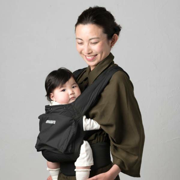ナップナップ コンパクト】ネイビー 抱っこ紐2本目サブに軽量で1歳2歳3