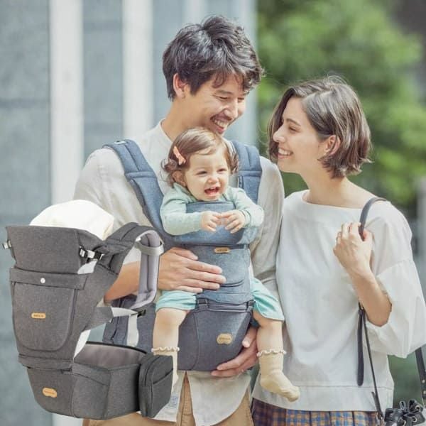 BABY&Me ベビーキャリア BELK S グレー BELK-S(ベルクエス)│ベビーアンドミー(BABY&Me) 最新ヒップシート