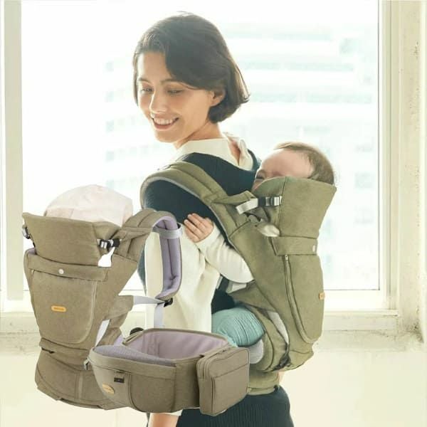【美品】ベビーアンドミー 抱っこ紐 BABY&Me BELK-S Denim（デニム）／未使用付属品あり✨ BELK-S(ベルクエス)│ベビーアンドミー(BABY&Me)最新ヒップシート