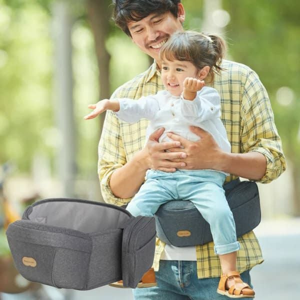 BABY&Me ベビーキャリア BELK S グレー BELK-S(ベルクエス)│ベビーアンドミー(BABY&Me) 最新ヒップシート