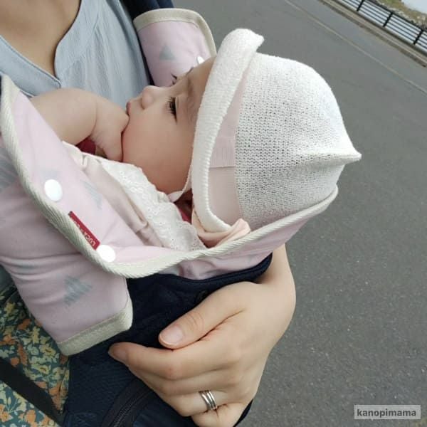 抱っこ紐の寝かしつけに頭かっくん防止【スヤコ】おしゃれなヘッド