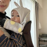 【頭・首かっくん防止スヤコ】抱っこ紐 ヘッドサポートカバー（頭あて）グレームーン1000-44-01