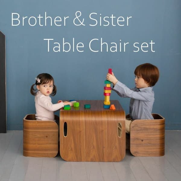コロコロデスク＆チェア】1歳2歳3歳4歳こどもキッズ椅子と木製テーブル