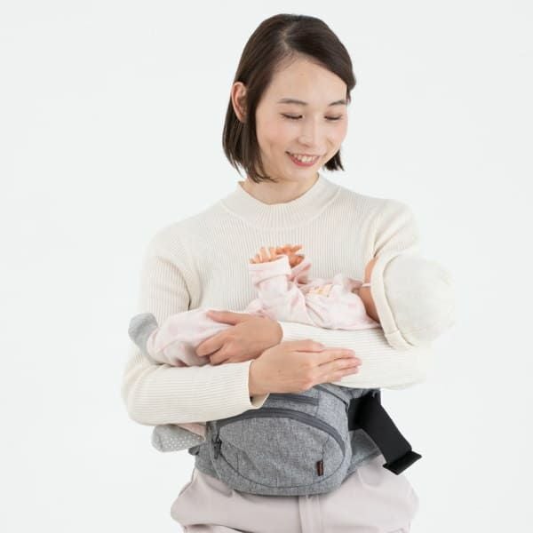 Tran napnap ヒップシートダブルショルダー　ヘッドカバー　抱っこ紐 napnap】ナップナップのヒップシート【Tran】トラン ダブルショルダー