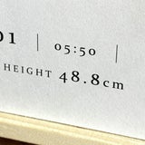 ベビーフォトクロック【写真入り時計付きおしゃれなオーダーメイド命名書】ニューボーンフォト(新生児フォト)やお食い初め、お宮参り等の記念写真が毎日使える時計インテリアに1000-50-01
