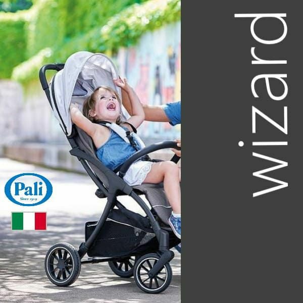 Pali　wizard　パーリー　ウィザード　ブラック　ベビーカー　コンパクト Pali wizard（パーリー・ウィザード）ベビーカーAB型【折りたたみ