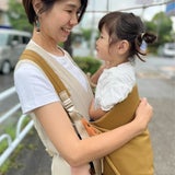ノルン(N/ORN)抱っこ紐バッグ(日本製)【キャメル】ヒップシートになるマザーズバッグ(防水・抗菌防臭)腰すわり後（生後約7か月頃）～20㎏（5歳頃）まで長く使える熟練のバッグ職人が創ったおしゃれなショルダーバッグ1000-52-03