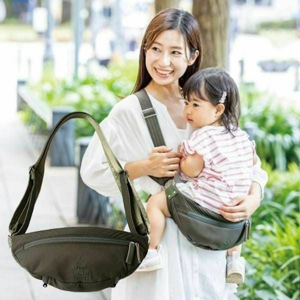 N/ORN Marni ノルンマーニ 抱っこバッグ　ヒップシート　ベージュ ノルンマーニ（N/ORN Mani）ショルダーバッグ×ヒップシート 生後7ヵ月