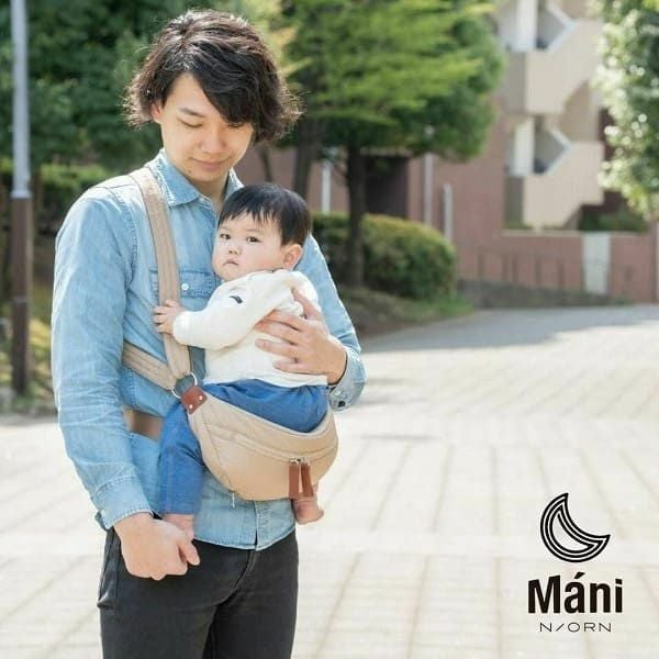 ノルンマーニ　ライトベージュ ノルンマーニ（N/ORN Mani）ショルダーバッグ×ヒップシート 生後7ヵ月