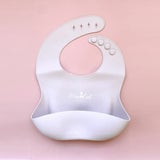 洗える離乳食エプロン MonCiel シリコンビブ 6か月頃から3歳くらいまで使える食事用エプロン・スタイ 丸めて持ち運びコンパクト 1000-46-16