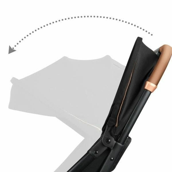 besreyベビーカー軽量5㎏!片手で簡単折りたたみコンパクト新型ブラック
