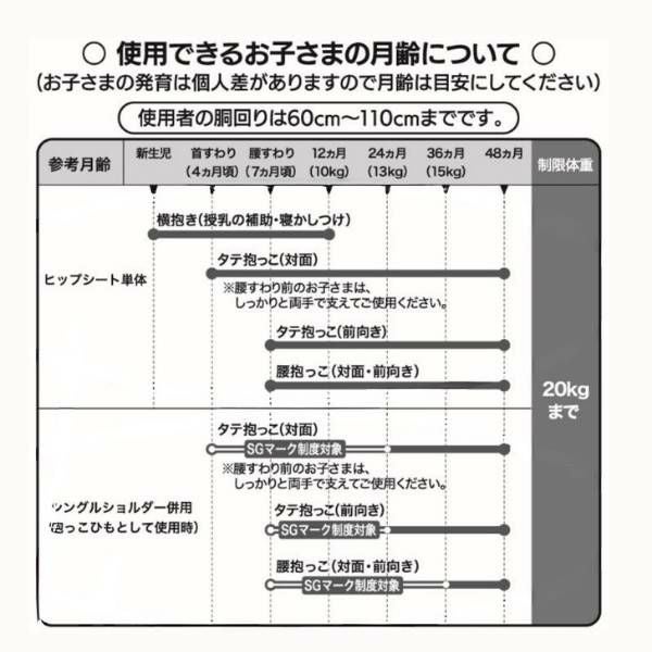 DaG3 ブラック ヒップシート　説明書 最新ダッグスリー(DaG3)ヒップシート カームベージュ 1歳2歳3歳4歳