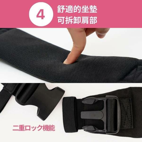 【2件套】POMULU抱抱包 2WAY育兒抱坐單肩包(從日本到台灣)日本的人氣品牌　6個月至1歲,2歲,3歲,4歲,20公斤【附有初始鑰匙飾物】1000-57-05