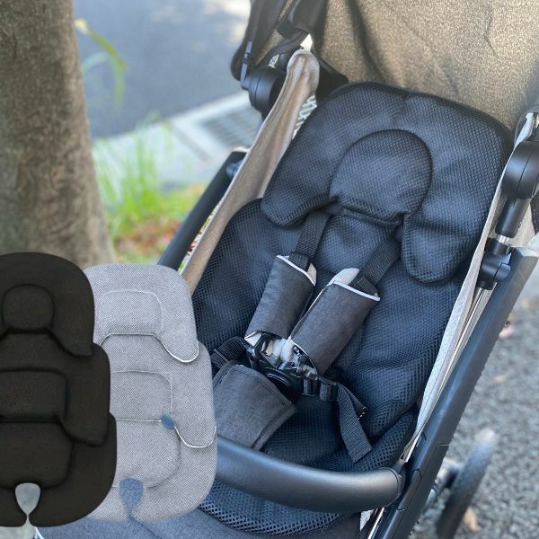 ベビーカーシート(マット)カバークッション簡単装着乗せるだけ！さっと