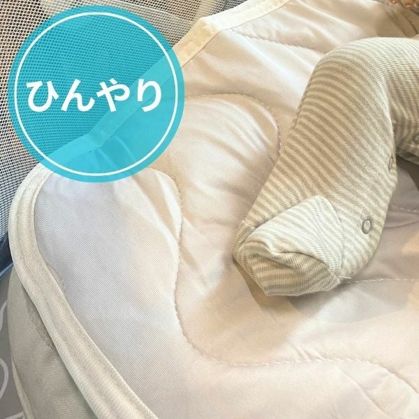 ひんやりパッド(ベビー用冷感パッド)赤ちゃん寝かしつけ暑さ対策
