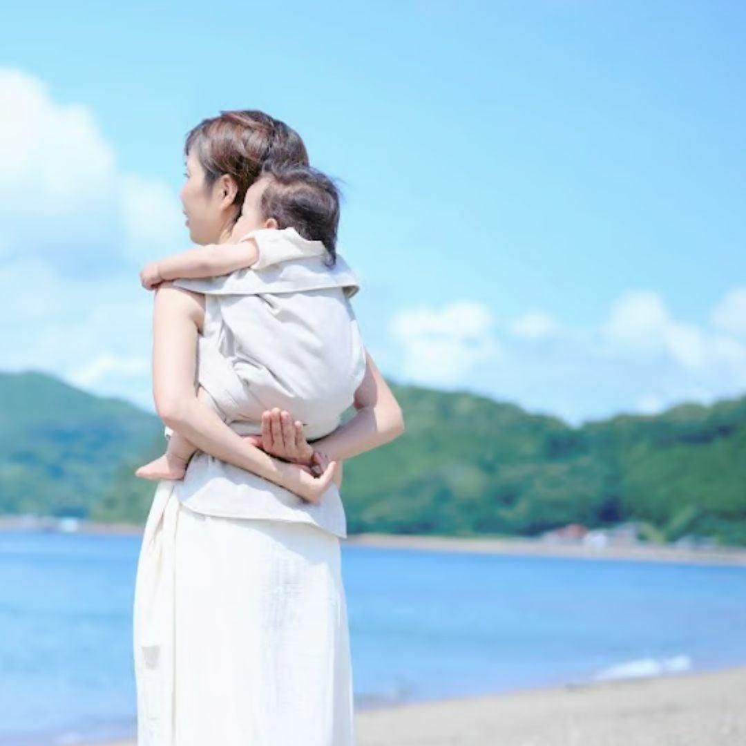 gran mocco(グランモッコ)おんぶ紐 フォレスト 高い位置のおんぶで家事