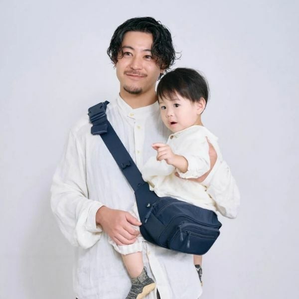 ポムル(POMULU)ヒップシートショルダーバッグ クラシックネイビー 6