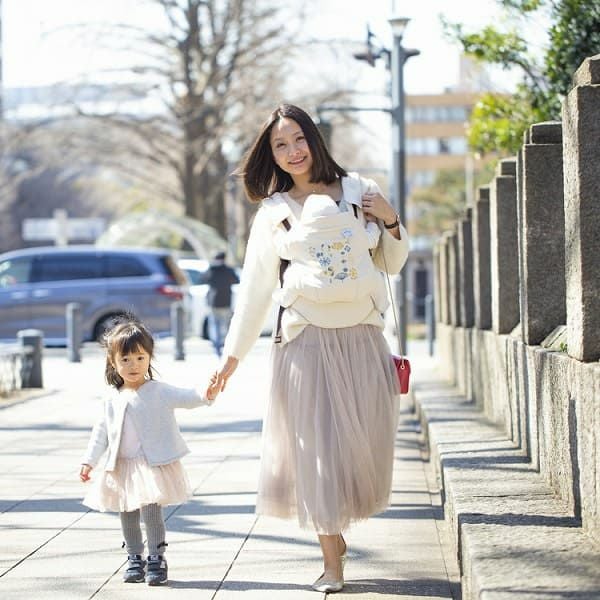 使用2回/サンアンドビーチ抱っこ紐 サンアンドビーチ(sun&beach)yasou(OM-1)新生児から3歳頃まで使える