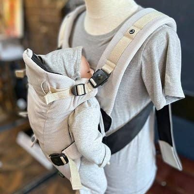ベビーキャリアファースト チャコールグレー 新生児からまずコレ 超