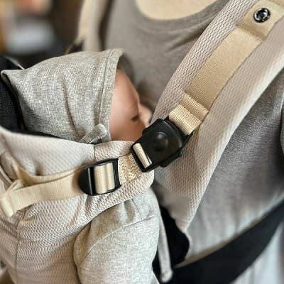 ベビーキャリアファースト チャコールグレー 新生児からまずコレ 超